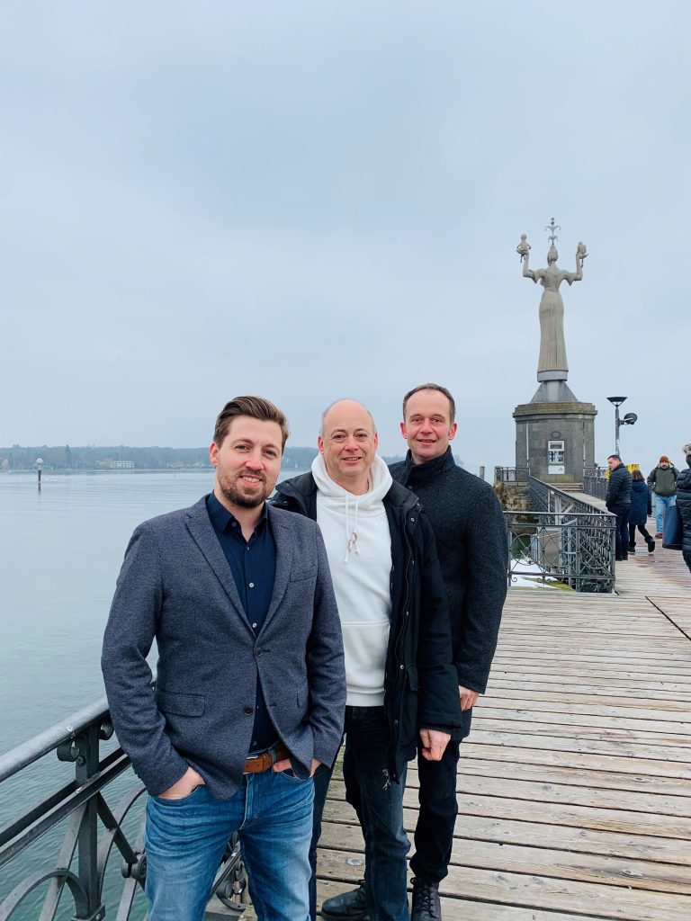 v.l.n.r. Tobias Fauth (cyberLAGO), Kristian Peter (solarLAGO), Andreas Baur (BioLAGO)
